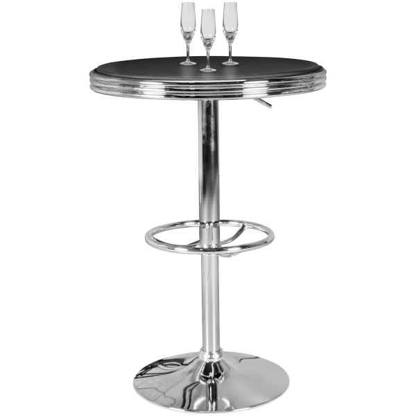 Bartisch in schwarz