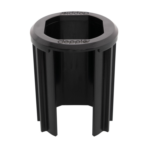 Reduzierring doppler EXPERT Mittelmast in schwarz aus Kunststoff