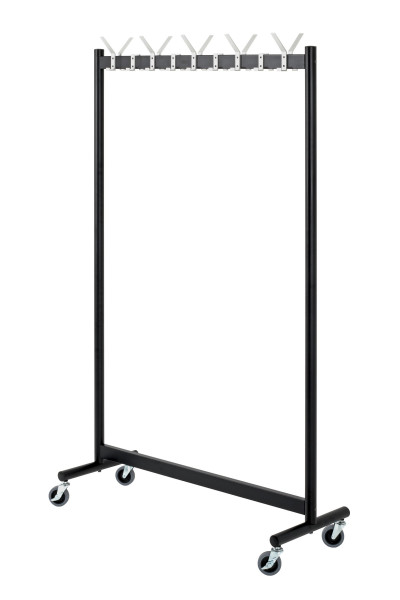 Kleiderständer PAT 18 in schwarz aus Stahl