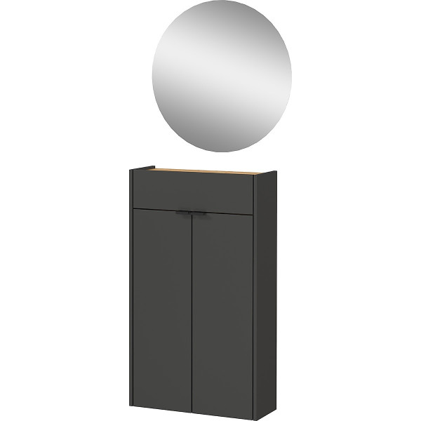Garderobe AMECA in mehrfarbig aus Holz