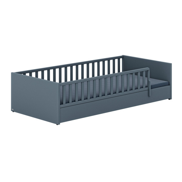 Bett PAIDI LITTLE FLO in blau aus Dekor