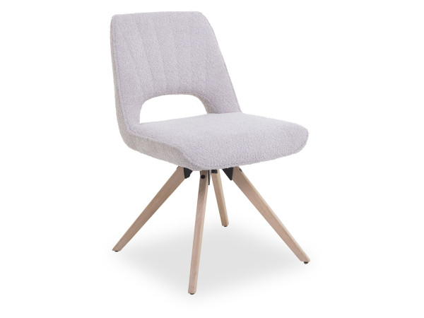 Polsterstuhl KLEMENZ in Light Grey