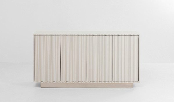 Sideboard STUCCO in grau aus Lack