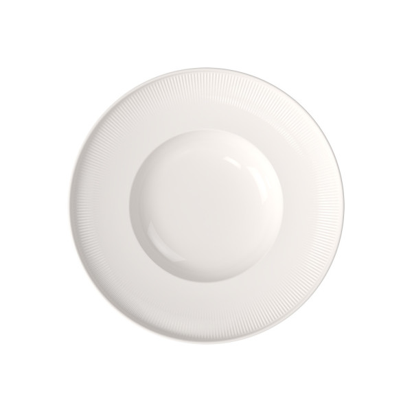 Suppenteller AFINA in weiß aus Bone China