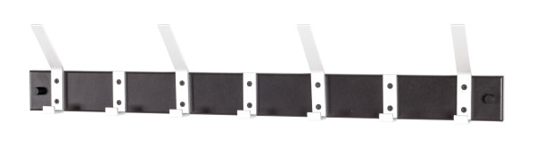 Garderobenleiste PAT 7 in schwarz aus Metall