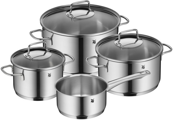 Kochtopf-Set WMF ASTORIA in silberfarben aus Metall