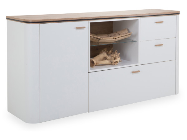 Sideboard SANSIBAR VISTRA in weiß aus Dekor