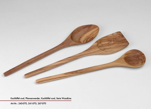 Kochlöffel JUSTINUS OLIVENHOLZ in braun aus Holz