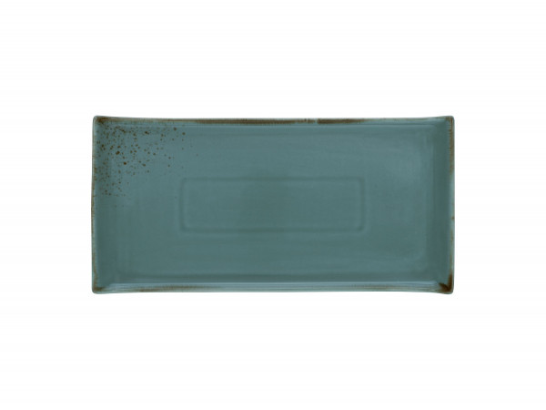 Platte NATURE COLLECTION in blau aus Steinzeug
