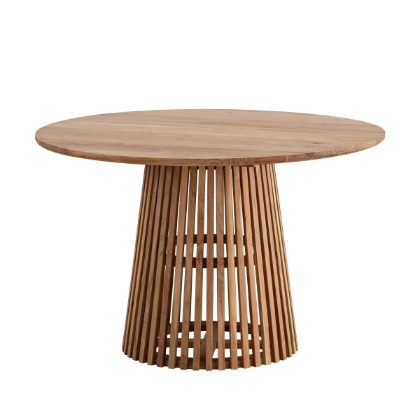 Esstisch in braun aus Holz