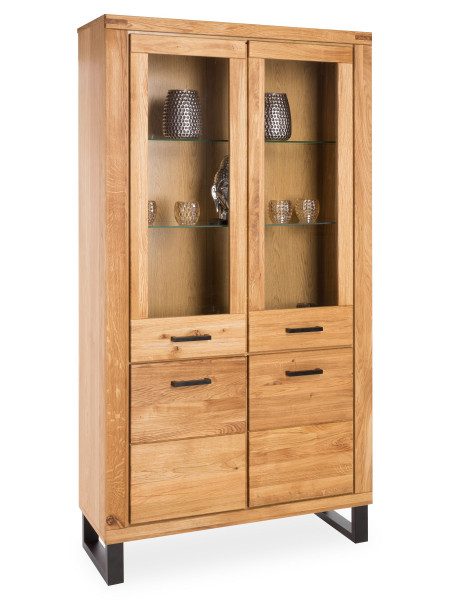 Vitrine Ewen in Eiche aus Eiche