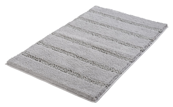 Badteppich MONROVIA in platinfarben aus Polyester