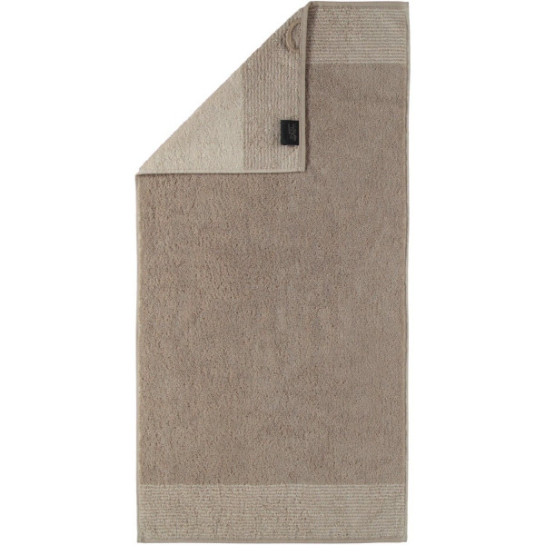 Handtuch TWO-TONE in sand aus Baumwolle