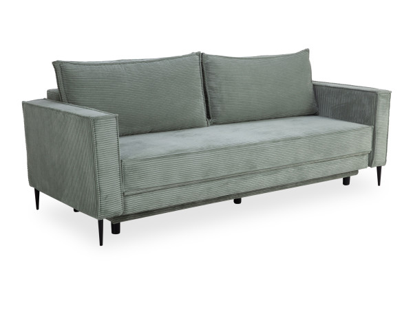 Schlafsofa SERAPHIM in rot aus Stoff