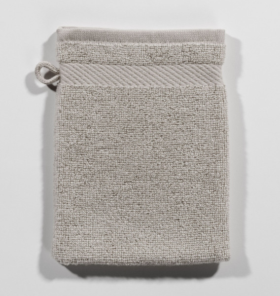 Waschhandschuh MICRO in stone aus Baumwolle