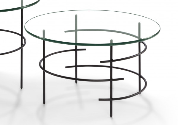 Couchtisch 8511SK-60RD in schwarz