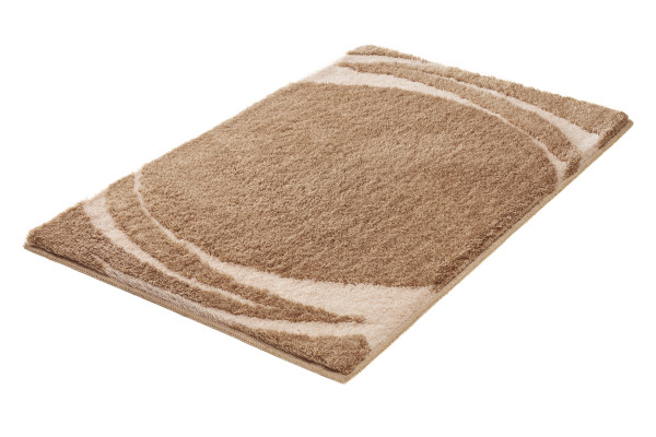 Badteppich MYSTIC in taupe aus Polyacryl
