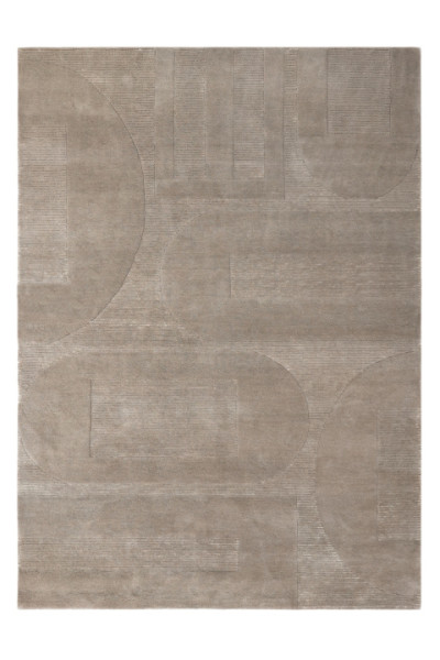 Teppich bali in beige aus Mischgewebe