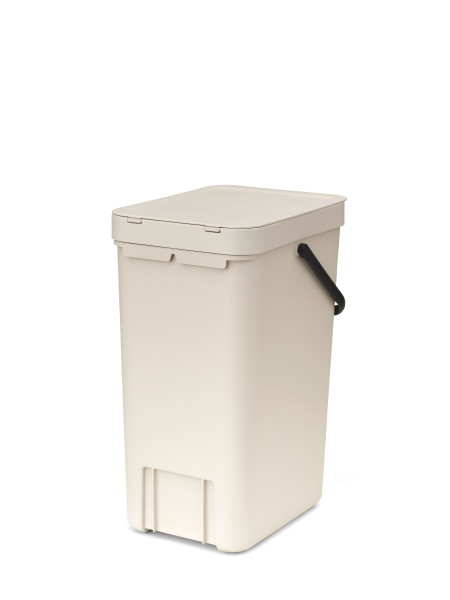 Abfallbehälter SORT & GO in beige aus Kunststoff