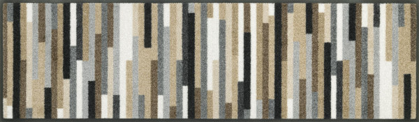 Fußmatte MIKADO STRIPES NATURE in mehrfarbig aus Polyamid