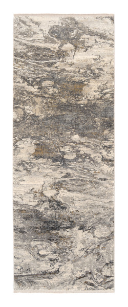 Teppich LOTUS in grau aus Mischgewebe