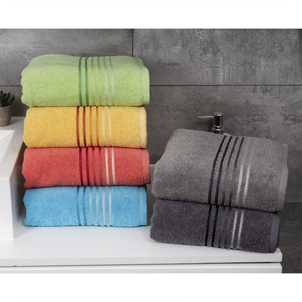 Handtuch ST. TROPEZ in mehrfarbig aus Baumwolle