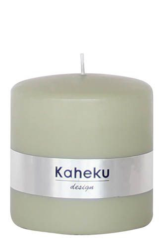 Kerze POWDER in Salbei aus Wachs