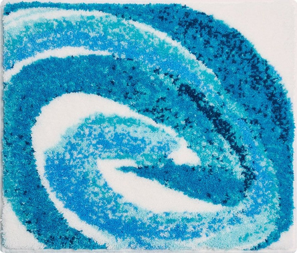 WC-Vorlage Colani 42 in türkis aus Polyacryl