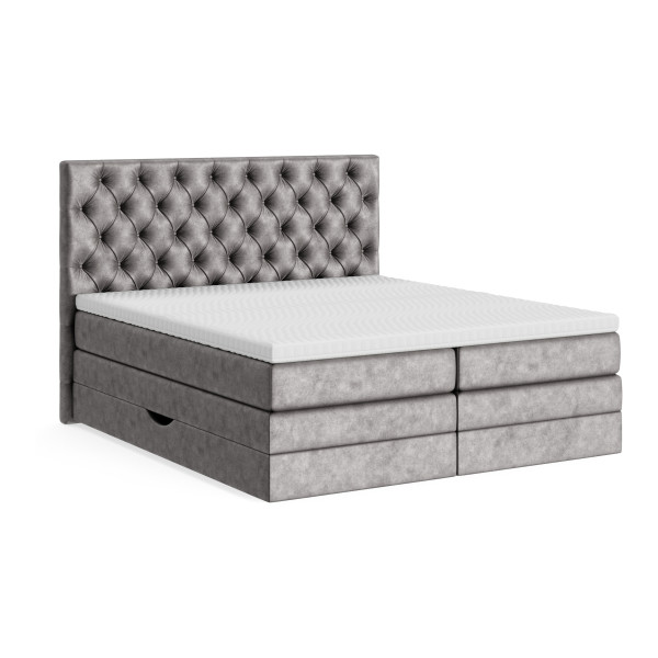 Boxspringbett irisette MONDO BARELL aus Stoff