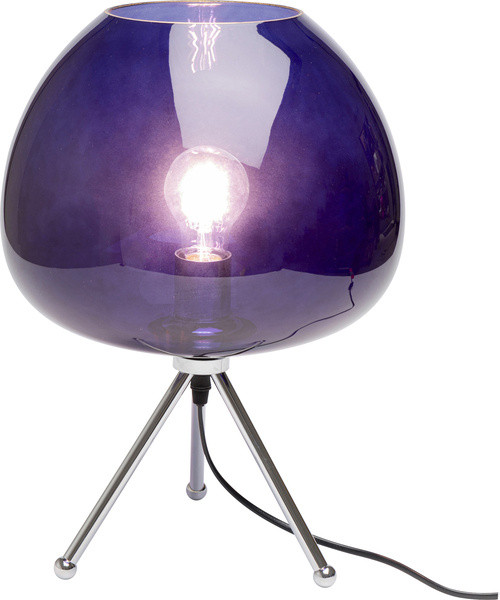 Tischleuchte SPHERE in blau aus Glas