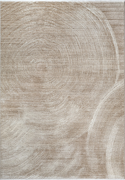 Teppich FLOWLINE in beige aus Polyester