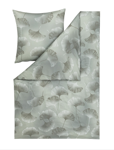 Bettwäsche ISABELLA Jersey in oliv aus Baumwolle