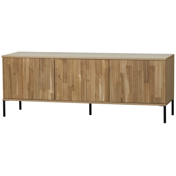 Lowboard MOUTIQUE ALLURE in natur aus Massivholz