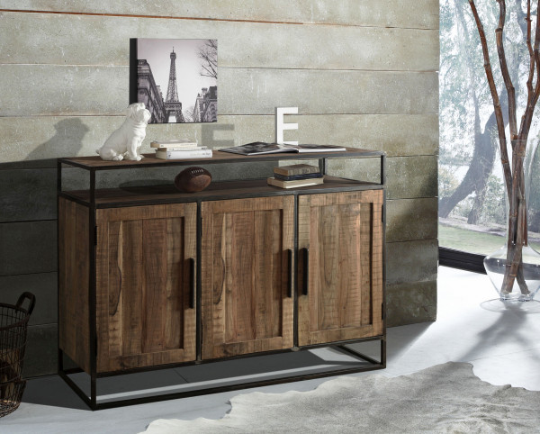 Highboard Wake Up in braun aus Akazie