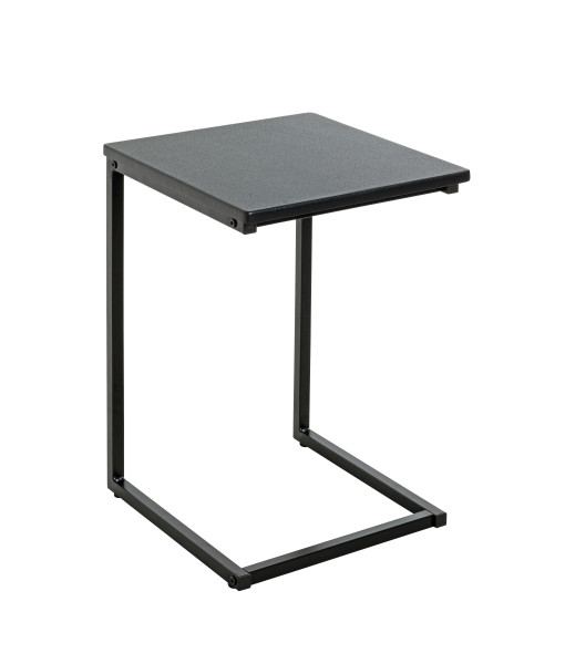 Beistelltisch in schwarz aus Materialmix