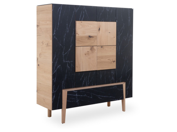 Highboard VOGLAUER VTEKTURA in Alteiche aus Furniert