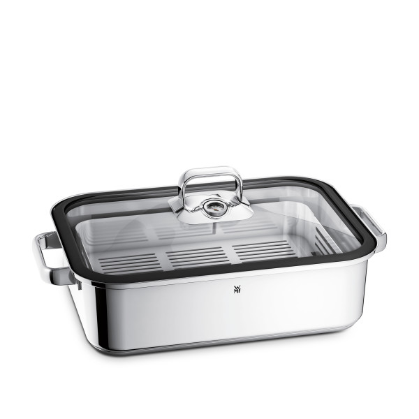Dampfgarer WMF VITALIS in silberfarben aus Metall