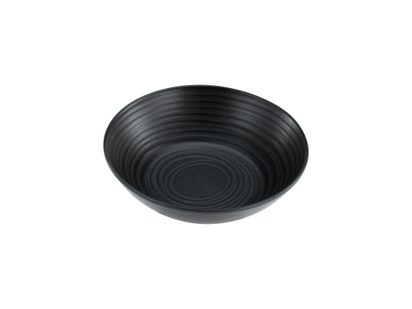 Bowl LAVA STONE in schwarz aus Steinzeug