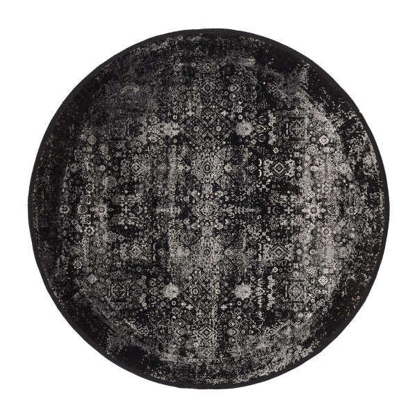 Teppich LOTUS in grau aus Mischgewebe