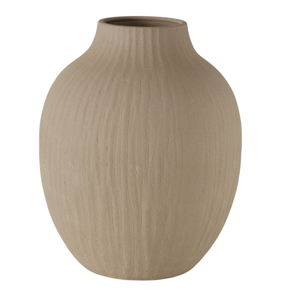 Vase PALINA in beige aus Steinzeug
