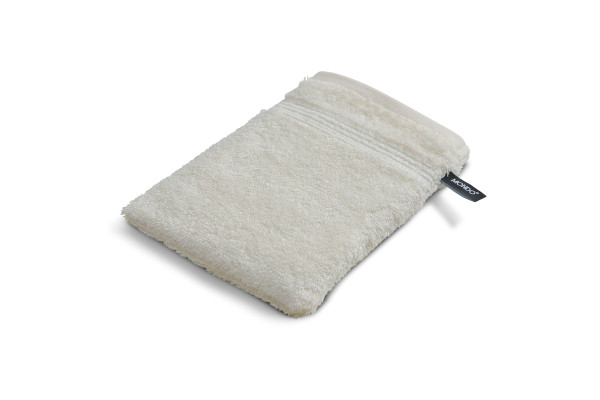 Waschhandschuh MONDO FERI in beige aus Baumwolle