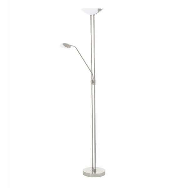 Stehleuchte BAYA LED in Nickel aus Stahl