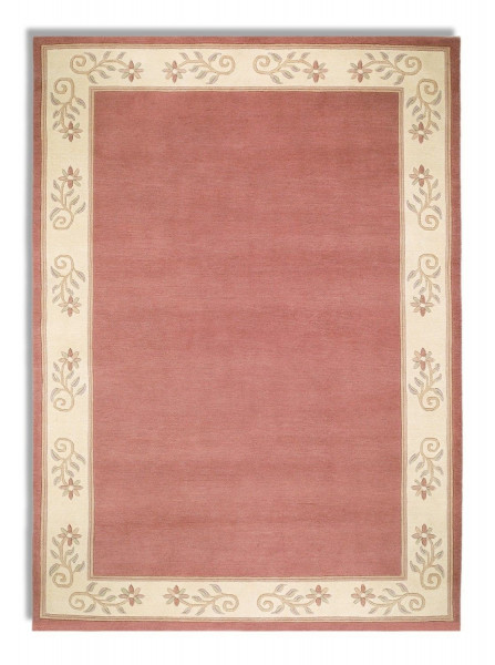 Teppich NEPAL LERIVA in rose aus Schurwolle