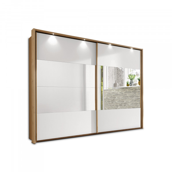 Schwebetürenschrank MONDO Amado in braun aus Furniert