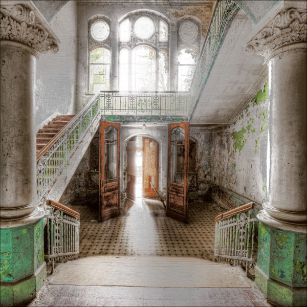 Aludibondbild ENTRANCE HALL in mehrfarbig aus Alu