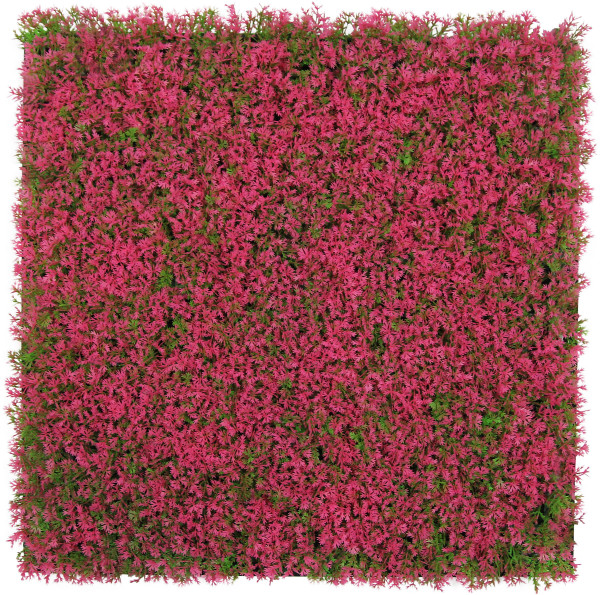 Wandpaneel MODULAR WALL in pink aus Materialmix
