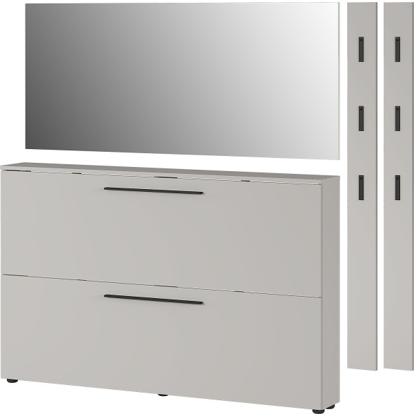 Garderobe UTAH in beige aus Holz