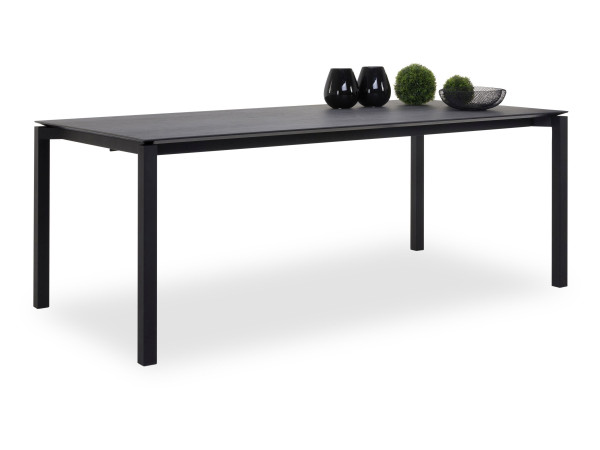 Esstisch MOBITEC TERRA T0201 in schwarz aus Keramik