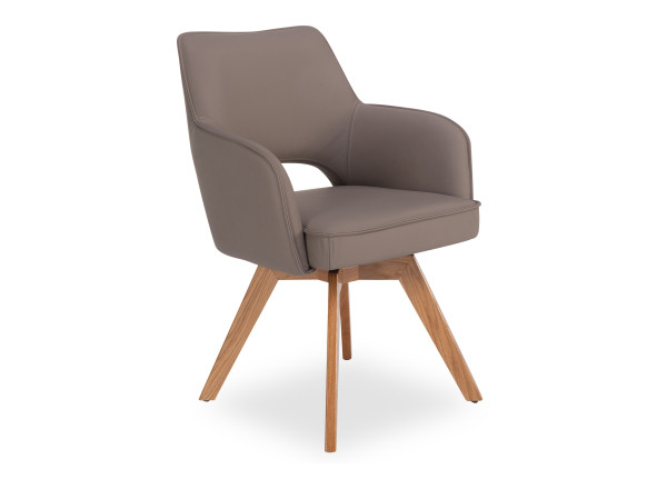 Armlehnstuhl HARPER DIDIM in taupe