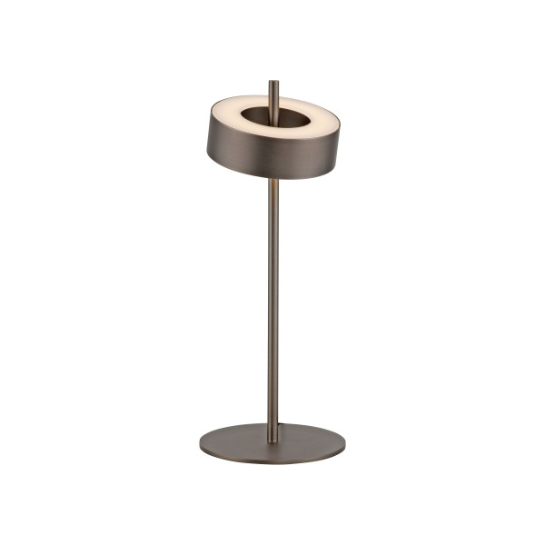 Tischleuchte Q-ROTATE in braun aus Metall